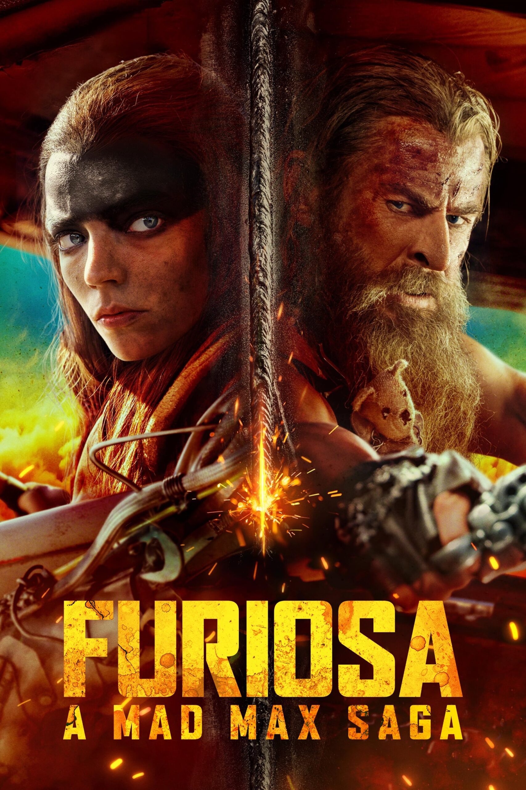 Poster for the movie "Furiosa: A Mad Max Saga"